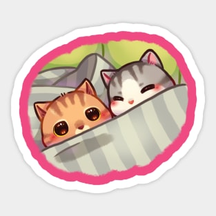 Cozy Kitties Sticker